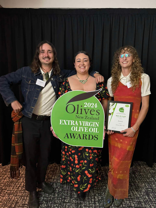 Awanui Olive Oil Wins Gold and Best in Class at Prestigious Olives NZ Awards 2024