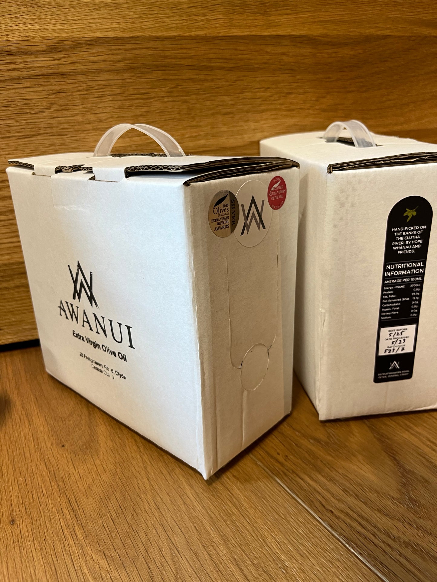 5.0 litre Cask Awanui Extra Virgin Olive Oil - Central Otago