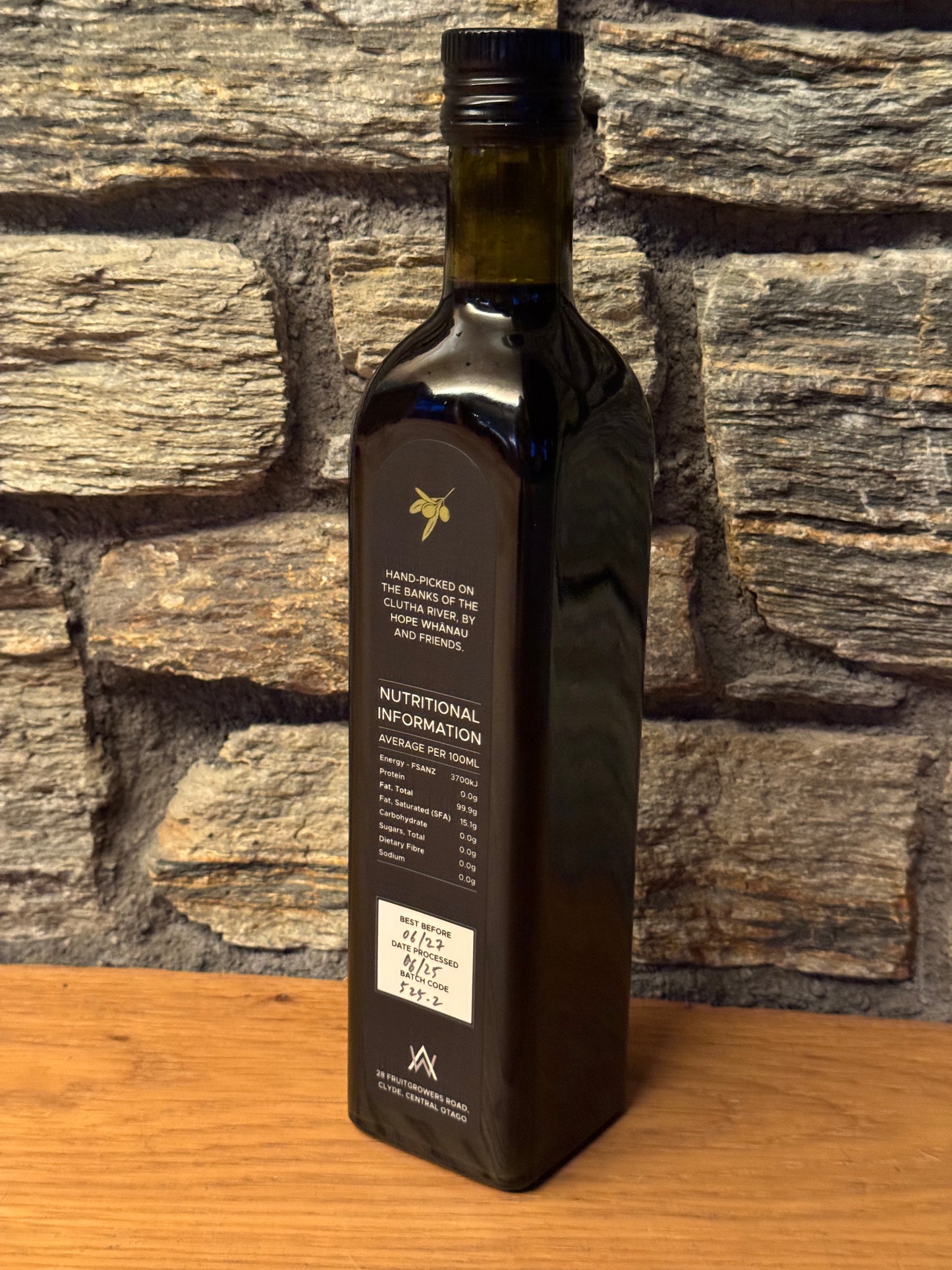 500ml Bottle Awanui Extra Virgin Olive Oil - Central Otago