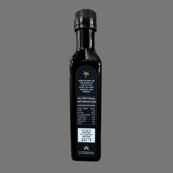 250ml Bottle Awanui Extra Virgin Olive Oil - Central Otago